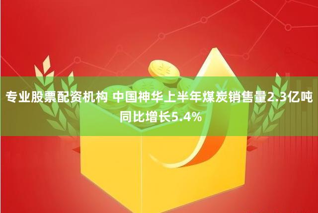 专业股票配资机构 中国神华上半年煤炭销售量2.3亿吨 同比增长5.4%